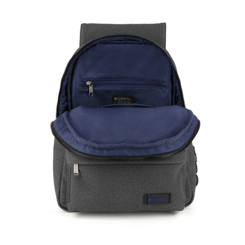 Mochila Gabol SALMA Elegante Piel Sintética Gris Diseño Moderno PVC Free